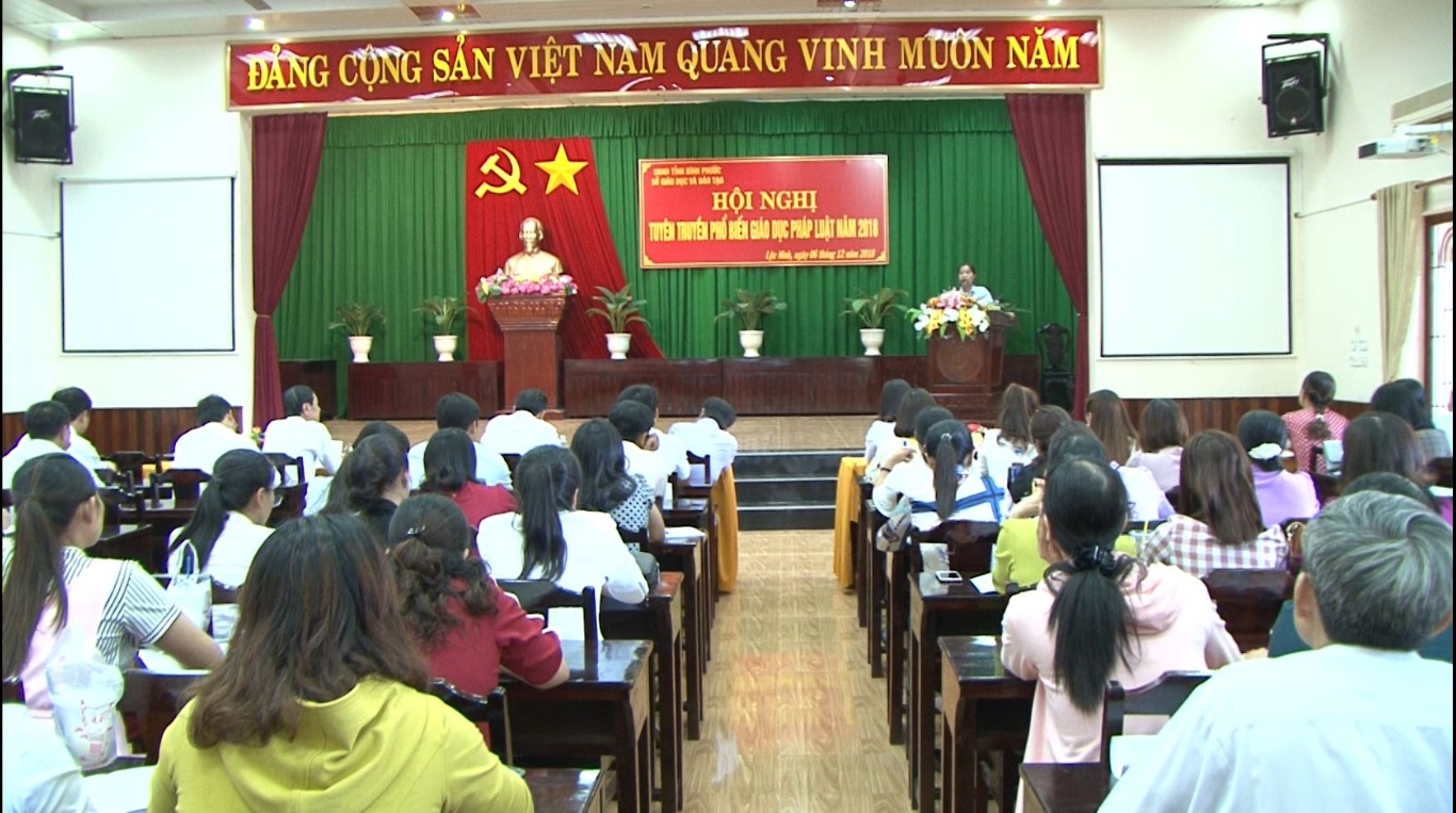 Hội nghị tuyên truyền phổ biến giáo dục pháp luật năm 2018