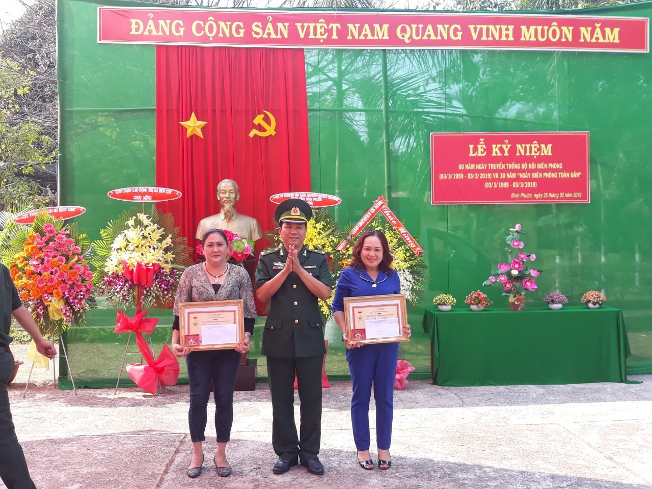 Đồn Biên phòng Tà Nốt tổ chức Lễ kỷ niệm 30 năm Ngày Biên phòng toàn dân, 60 năm Ngày Truyền thống Bộ đội biên phòng