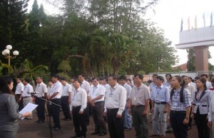 19/5/2014 - Một buổi chào cờ, sinh hoạt Ngày Pháp luật ý nghĩa