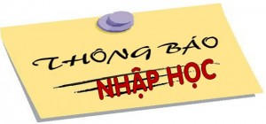 Thông báo nhập học lớp bồi dưỡng cập nhật kiến thức cho đối tượng 5 (đợt 2) năm 2016