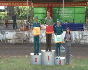 Huyện Lộc Ninh tổ chức Hội thao thể dục thể thao quốc phòng lực lượng vũ trang năm 2017